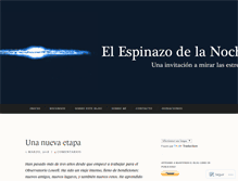 Tablet Screenshot of elespinazodelanoche.com